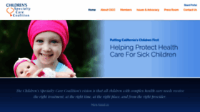 What Childrens-coalition.org website looked like in 2020 (4 years ago)