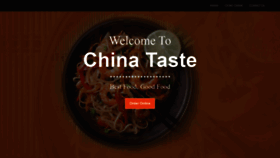 What Chinatastedelivery.com website looked like in 2020 (4 years ago)