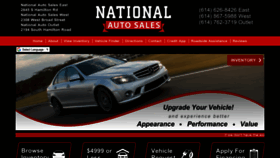 What Columbusnationalauto.com website looked like in 2020 (4 years ago)
