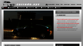What Corrado.xyz website looked like in 2020 (4 years ago)