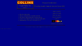 What Collinstruckparts.com website looked like in 2020 (4 years ago)