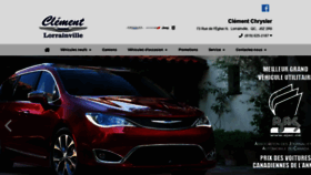 What Clementchrysler.ca website looked like in 2020 (4 years ago)