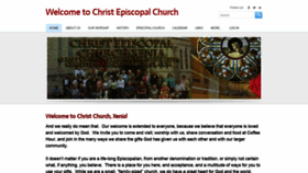 What Christ-episcopal-xenia.org website looked like in 2020 (4 years ago)