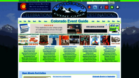 What Coloradoeventguide.com website looked like in 2020 (4 years ago)