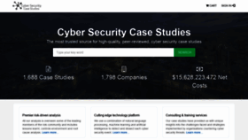 What Cybersecuritycasestudies.com website looked like in 2020 (4 years ago)