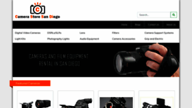 What Camerastoresandiego.com website looked like in 2020 (4 years ago)