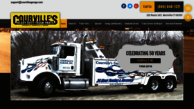 What Courvillesgarage.com website looked like in 2020 (4 years ago)