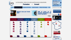 What Cimi-formation.fr website looked like in 2020 (4 years ago)