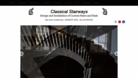 What Classicalstairwaysinc.com website looked like in 2020 (4 years ago)