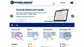 What Customermonitor.cz website looked like in 2020 (4 years ago)