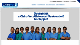 What Chiruvet.hu website looked like in 2020 (4 years ago)