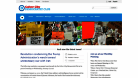 What Culvercitydemocraticclub.com website looked like in 2020 (4 years ago)
