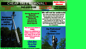 What Cheaptreeremovals.com website looked like in 2020 (4 years ago)