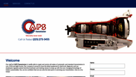 What Capstransmission.com website looked like in 2020 (4 years ago)