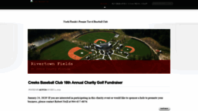 What Creeksbaseballclub.com website looked like in 2020 (4 years ago)