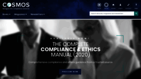 What Compliancecosmos.org website looked like in 2020 (4 years ago)