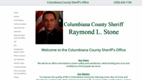 What Colcountysheriff.com website looked like in 2020 (4 years ago)