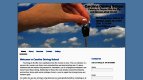 What Carolinadrivingschool.com website looked like in 2020 (4 years ago)