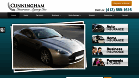 What Cunninghaminsuranceagency.com website looked like in 2020 (4 years ago)