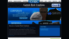 What Customrockcreations.ca website looked like in 2020 (4 years ago)