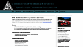 What Commercialtrainingservices.com website looked like in 2020 (4 years ago)