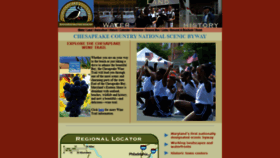 What Chesapeakebyway.org website looked like in 2020 (5 years ago)