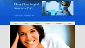 What Chevychasesurgical.com website looked like in 2020 (4 years ago)