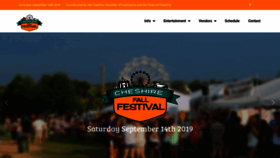 What Cheshirefestival.com website looked like in 2020 (4 years ago)