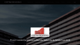 What Cortina-residence.ro website looked like in 2020 (4 years ago)