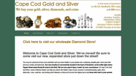 What Capecodgoldandsilver.com website looked like in 2020 (4 years ago)