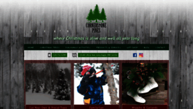 What Cornerstonepineschristmastrees.com website looked like in 2020 (4 years ago)