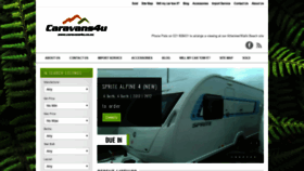 What Caravans4u.co.nz website looked like in 2020 (4 years ago)