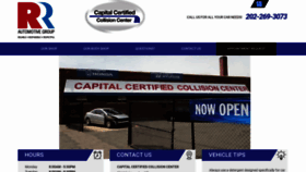 What Capitalcertifiedcollision.com website looked like in 2020 (4 years ago)