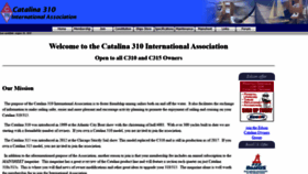 What Catalina310.org website looked like in 2020 (4 years ago)
