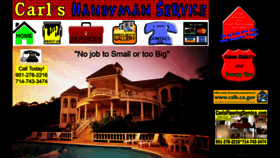 What Carlshandymanservice.com website looked like in 2020 (4 years ago)