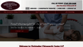 What Christopherchiropractic.com website looked like in 2020 (4 years ago)