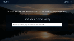 What Clevelandcountyrealestate.net website looked like in 2020 (4 years ago)
