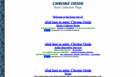 What Chromeoxide.net website looked like in 2020 (4 years ago)