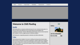 What Cmsroofinginc.com website looked like in 2020 (4 years ago)