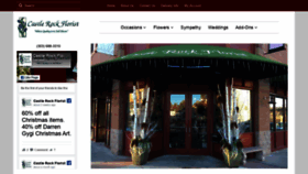 What Castlerockflorist.com website looked like in 2020 (4 years ago)