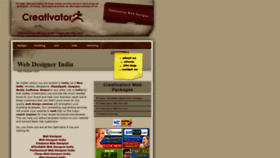 What Creativatorz.com website looked like in 2020 (4 years ago)