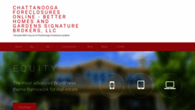 What Chattanoogaforeclosuresonline.com website looked like in 2020 (6 years ago)