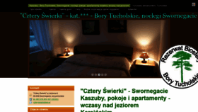 What Czteryswierki.pl website looked like in 2020 (4 years ago)