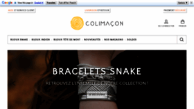 What Colimacon.be website looked like in 2020 (4 years ago)