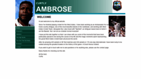What Curtlyambrose.com website looked like in 2020 (4 years ago)