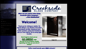 What Creeksideglass.net website looked like in 2020 (4 years ago)
