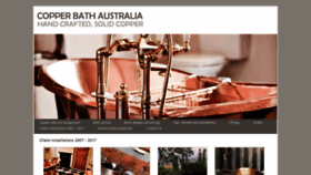 What Copperbathaustralia.com.au website looked like in 2020 (4 years ago)