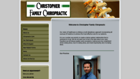 What Christopherfamilychiropractic.com website looked like in 2020 (4 years ago)