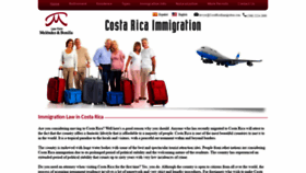 What Costaricaimmigration.com website looked like in 2020 (4 years ago)
