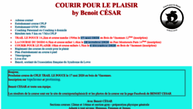 What Courirpourleplaisir.fr website looked like in 2020 (4 years ago)